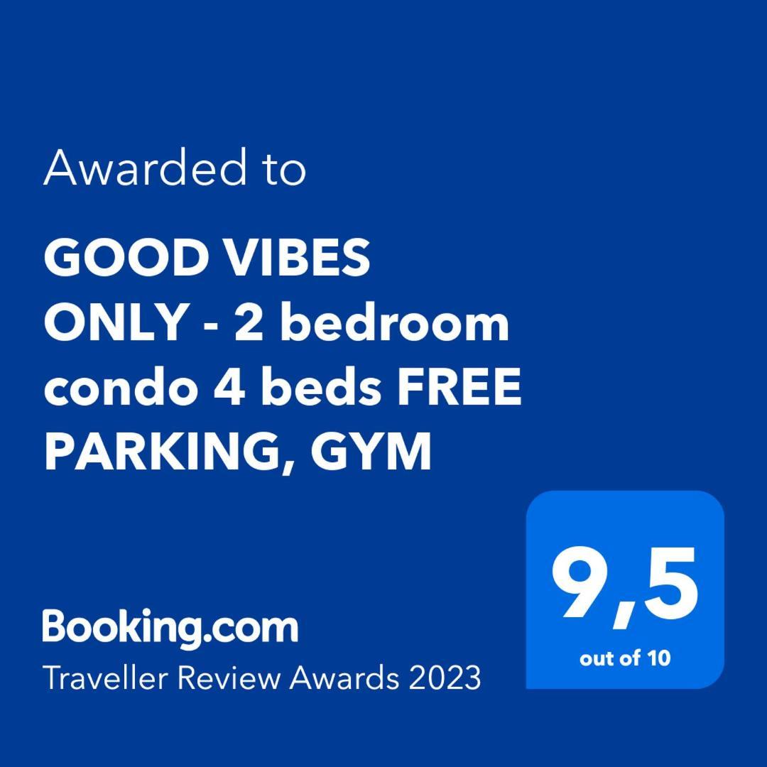Good Vibes Only -Modern And Spacious 2 Bedroom Condo 4 Beds Free Parking, Gym 魁北克 外观 照片